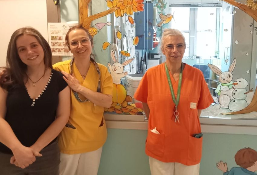 Un mare di colori accoglie i piccoli pazienti del reparto di Chirurgia Pediatrica